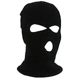 Schlauchschal Fleece Loop Herren Neckwarmer, Multifunktionstuch Elastische Halswärmer Winddichter Sportschal Einstellbar Halstuch Warm Thermo Loop Schal für Fahrrad Skifahren (Schwarz)