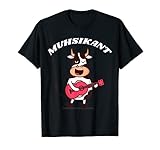 Muhsikant I Musik Gitarre Kuh Kinder Kühe Instrument Musiker T-S