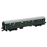 BBDI Technik Zug Eisenbahn Bausatz, 8Wide German Eilzugwagen ABghe Modell, 1112 Teile Technik Lokomotive Baustein Klemmbausteine Kompatibel mit Lego T