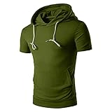 NANSAN T-Shirts für Herren, Golf-Shirt, Herren, T-Shirt, Herren, T-Shirt, XL, Golf, Button-Down-Shirt, Hemd für Manschettenknöpfe, Sweatshirt, Kapuzenpullover, Kleidung, armee-grün, XXL