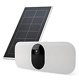 Arlo Pro3 Outdoor Floodlight Überwachungskamera und Solarpanel Ladegerät Bundle - weiß