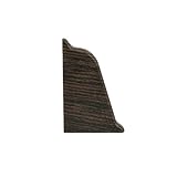 DQ-PP WINKELLEISTE ENDSTÜCK LINKS | Wenge | 38 x 25mm | PVC | Küchenleiste Arbeitsplatte Abschlussleiste Leiste Küche Küchenabschlussleiste Wandabschlussleiste Tischp