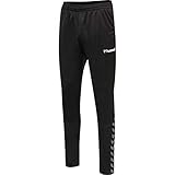 hummel Jungen hmlAUTHENTIC Kids Training Pant, Black/White, 164