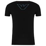 Emporio Armani Herren-T-Shirt 111035 0P725, kurzärmelig, Rundhalsausschnitt Gr. L, Schw
