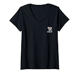 Damen Saufifant - Elefant Sauf Wein Saufifant T-Shirt mit V