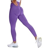 QTJY Gym Stretch und schnell trocknende Laufhose, Damen Yogahose mit hoher Taille, Outdoor Laufhose D XL