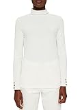 ESPRIT Geripptes Longsleeve mit Baumw