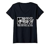 Damen KISS - All Nite T-Shirt mit V