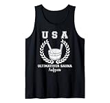 Sauna Aufguss USA Spruch Dampfsauna Witz Tank Top