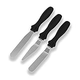 SeniorMar-UK 3 Pezzi Di Spatola pro Torta, Spatola pro Crema, Spatola pro Glassa pro Torta, Set Di Taglierine pro Riempimento Liscio, Matrimonio, San Valentino, Strumento p