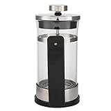 French Press Kaffeemaschine, Edelstahl 304 Rostfreie Kaffeekanne Doppelfiltration für das Bü