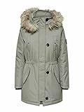 ONLY Damen Onliris Fur Winter Parka Cc Otw Parka, Shadow, XS