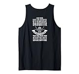 Herren Backprint I may seem quit but don´t mess with my daughter Tank Top