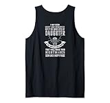 Herren Backprint I may seem quit but don´t mess with my daughter Tank Top