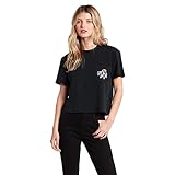 Volcom Damen Pocket Dial Tee T-Shirt, schwarz 1, Groß