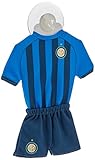 Inter FC Mini Trikot, Saugnapf, schwarz-hellblau, 17