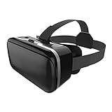 HTYQ 3D VR Headset für iPhone und Android 4,7-6,5 Zoll-Telefone, 3D-Virtual-Reality-Brille 110° Super View Angle, 600 Myopie Große Linsen VR-Spiele-Filme-B