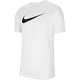 Nike Unisex-Child Team Club 20 Tee (Youth) Shirt, White/Black, S