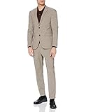 ESPRIT Collection Herren 100EO2M301 Business-Anzug Hosen-Set, 202/DARK Brown 3, 52