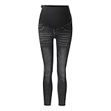 RZAXBFU Schwangere Frau Jeans Umstandshose Hose Stillstütze Bauch Leggings SUNDE211215A448