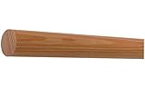 Lärche Holz Handlauf lackiert Ø 42 mm mit bearbeiteten Enden ohne Halter Länge: 700 mm / 70 cm / 0,7 m Enden:gekappt (sägerau)