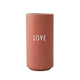 Design Letters Lieblingsvase, Love (Nude) - Dekorative Vase mit verschiedenen Funktionen in modischen Farben, Zubehör ist separat erhältlich, spülmaschinenfest, H: 11 cm x D: 5,5