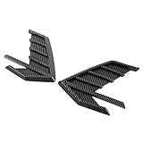 Side Air Vent Splitter, Side Air Wing Antioxidans Aerodynamisches Design 2Pcs/Set Carbon Fiber Style fü