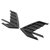 Side Air Vent Splitter, Side Air Wing Antioxidans Aerodynamisches Design 2Pcs/Set Carbon Fiber Style fü