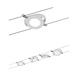 Paulmann 94105 Seilsystem RoundMac Set erweiterbar Warmweiß 4x4W LED Weiß matt Seilleuchte Häng