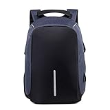 Diebstahlschutz-Rucksack für Herren, Rucksack für Laptop, Reise, große Kapazität, Business USB, Aufladung, Umhängetasche für Studenten, U