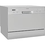 Exquisit Tischgeschirrspüler GSP206-030F silber | Tischgeschirrspüler | 6 Gedecke | Silb