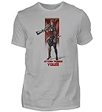 Arkham In Soviet Russia Steam Punks You! Motiv - Herren Premiumshirt -3XL-Grey H