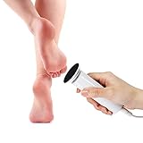 Elektrische Hornhautentferner,Geschwindigkeit Einstellbar, Professionelles Pediküre Fußfeile mit Austauschbaren Fußfeilen für Tote Harte Rissige Haut (Weiß)