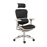 Bürostuhl Computerstuhl Spielstuhl Executive Bürostuhl, Chaise Lounge Rindsledersitz Leder Aluminiumlegierung, weich und b