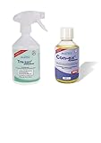 Con-ex Waschmittelzusatz gegen Milben 300ml + Tre-san Milbenspray bei Hausstaub Allergie 500ml wirkungsvolles Spray gegen Milb