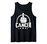 Mittelfinger zu Krebs T-shirt Krebsbewusstsein Tee Tank Top