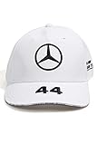 Mercedes-Benz Unisex Mercedes AMG Petronas Lewis BB Cap Baseballkappe, Weiß, Einheitsgröß