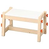 IKEA FLISAT Kinderbank, diese kann über mehrere Jahre als Sitzgelegenheit verwendet werden, da sie drei Höheneinstellungen hat, verstellb