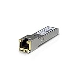 Ubiquiti Networks Uf-Rj45 – 1 G Kupfer 1000 Mbit/S SFP Modul Transceiver Netzwerk- – Module Netzwerk-Funkgeräte (1000 Mbit/S, SFP, Kupfer, Metallic, 100 M)