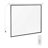 Fromm & Starck Star_RS84E43_01 Motorleinwand 177 x 134 cm Format 4:3 Wand- oder Deckenmontage Beamer Leinwand elektrisch 84 Zoll Leinwand Motor Heimkino Leinw