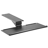 RICOO Tastatur-Halterung Schwenkbar Neigbar (CZ0300) Computer PC Schreibtisch Tastatur-Auszug Keyboard-Ablage Untertisch-Halterung