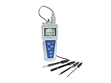 HEQIE-YONGP Digitalwasserprüfer Tragbare 9 in 1 Water Quality Analyzer PX/pH MV Leitfähigkeit Tds. Salinität Widerstandsfähigkeits Gelöster Sauerstoffsättigung