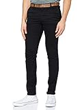 Tom Tailor Denim Herren Chino Hose Basic Slim Chino Hose, Schwarz (Black 29999) , W36/L32