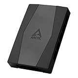 ARCTIC Case Fan Hub - 10-Fach PWM Lüfter-Verteiler mit SATA Power, Gehäuselüfter - Schw