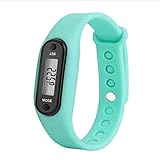 QWERT Schrittuhr Fitness Tracker FüR Kinder, AktivitäTs-Tracker Mit SchrittzäHlern, Herzfrequenz- Und Schlafmonitor, Stoppuhr Wasserdicht, Smartwatch Armband Geschenk Jugendliche (Minzgrün)