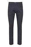 Blend Saturn Herren Chino Hose Stoffhose Aus Stretch-Material Slim Fit, Größe:W33/34, Farbe:Ebony Grey (75111)