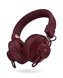 Fresh 'n Rebel Cult Bluetooth Kopfhörer mit Mikrofon, 25 Std. Spielzeit, Fast Charge, Faltbar und Verstellbar (Ruby Red)