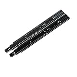 WSQSN 2 stücke 45mm Breite 3-Sektionsschieber Schiene Verdickte Stahlpuffer-Dämpfungsschublade Slide Seitenmontierte Feste Stahl-Perlen-Kabinettläufer (Size : 20in/50cm)