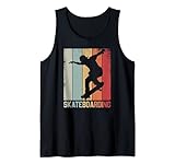 Skateboarden Skater Vintage Retro Skateboarder Vintage Tank Top