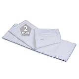 esnado Mikrofaser Wischmopp-Bezug 40 cm 2er Set | Für Universal- und Unterhaltsreinigung | Ersatzbezug für Mop Klapphalter | Bezug für Wischer ideal für Parkettboden, Laminat, Fliesen UVM
